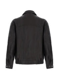 DUNST leather bomber jacket