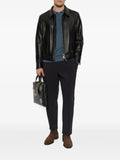 Paul Smith quarter-zip textured merino sweater