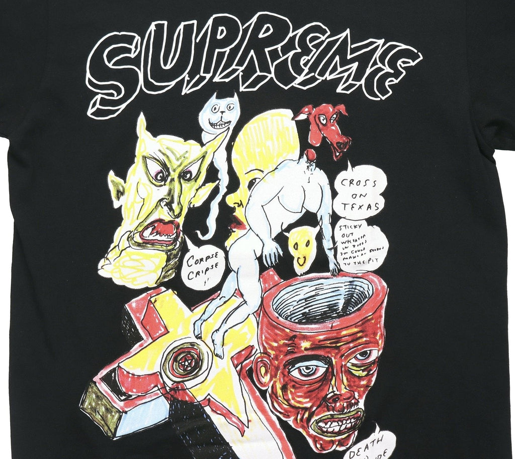 Supreme Daniel Johnston Cartoon Collage Graphic T-Shirt
